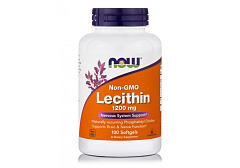 NOW Lecithin 1200 мг, 100 капс