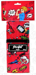 FitRule Фитнес-резинка принтованная тканевая (комикс, 68 кг)