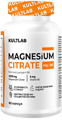 Kultlab Magnesium Citrate 300 мг, 60 капс