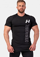 Nebbia 293 Vertical Logo NEBBIA T-shirt, чёрный