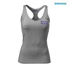Better bodies 110763-940 Майка Fitness Logo Top, Antracite Melange
