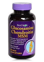 Natrol Glucosamine Chondroitin MSM, 90 таб