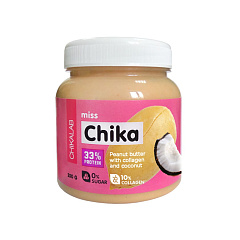 Chikalab Miss Chika Арахисовая паста с кокосом, 250 гр