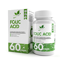 NaturalSupp Folic acid, 60 капс