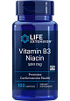 Life Extension Vitamin B3 Niacin 500 мг, 100 капс