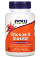 NOW Choline & Inositol 250/250 мг, 100 капс