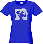 Kultlab Футболка хлопок, синяя/серая