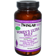Twinlab Women's Ultra Daily, 120 капс