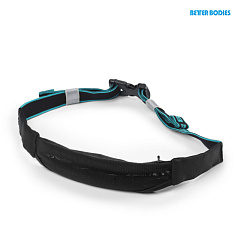 Better bodies 130332-996 Zip Belt сумка на пояс, черная с голубым