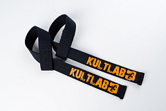 Kultlab Лямки для тяги длинная эмблема, пара