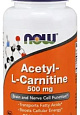 NOW Acetyl L-Carnitine 500 mg, 50 капс