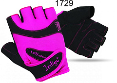 INDIGO SB-16-1729 Перчатки женские, розовый/черный							