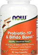 NOW Probiotic-10 + Bifido Boost, 90 капс