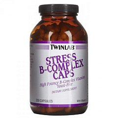 Twinlab Stress B-Complex, 250 капс