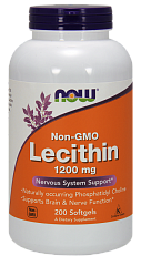 NOW Lecithin 1200 мг, 200 капс