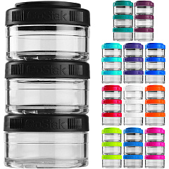 Blender Bottle GoStak 3-Pak, 100 мл