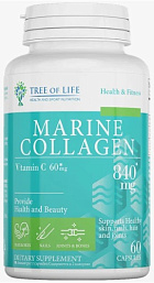 Tree of Life Marine Collagen, 60 капс