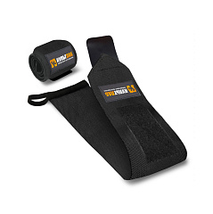 Kultlab Бинты кистевые Чёрные (жёсткие), 53 см