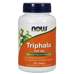 NOW Triphala 500 mg, 120 таб