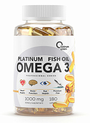 Optimum System Omega-3 Platinum Fish Oil, 180 капс