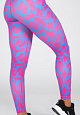 Gorilla Wear GW-91954\BL-PINK Лосины женские "Colby", голубые-розовые