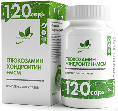 NaturalSupp Glucosamine Chondroitin MSM, 120 капс