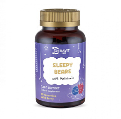 Debavit Sleepy Bears Gummies, 60 пастилок